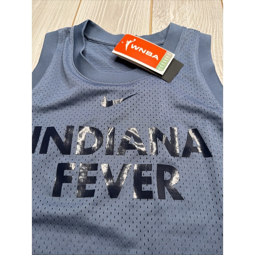 New Nike Womens Indiana Fever Crop Top Shirt Size Medium - Picture 2 of 5